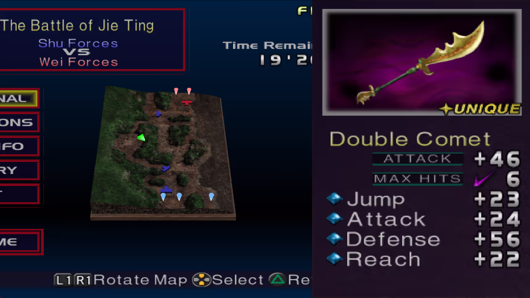 Double Comet Location