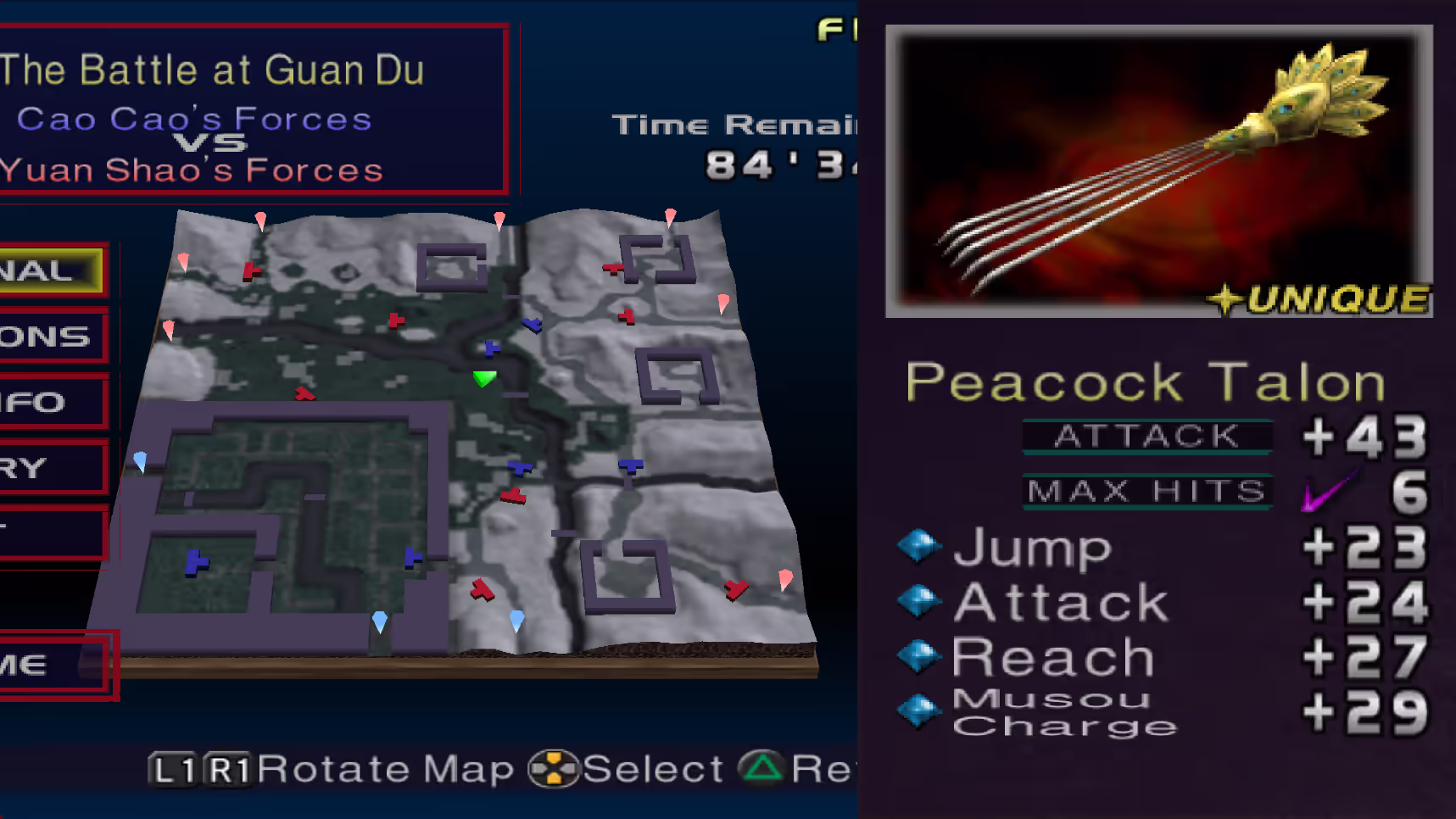 Peacock Talon Location