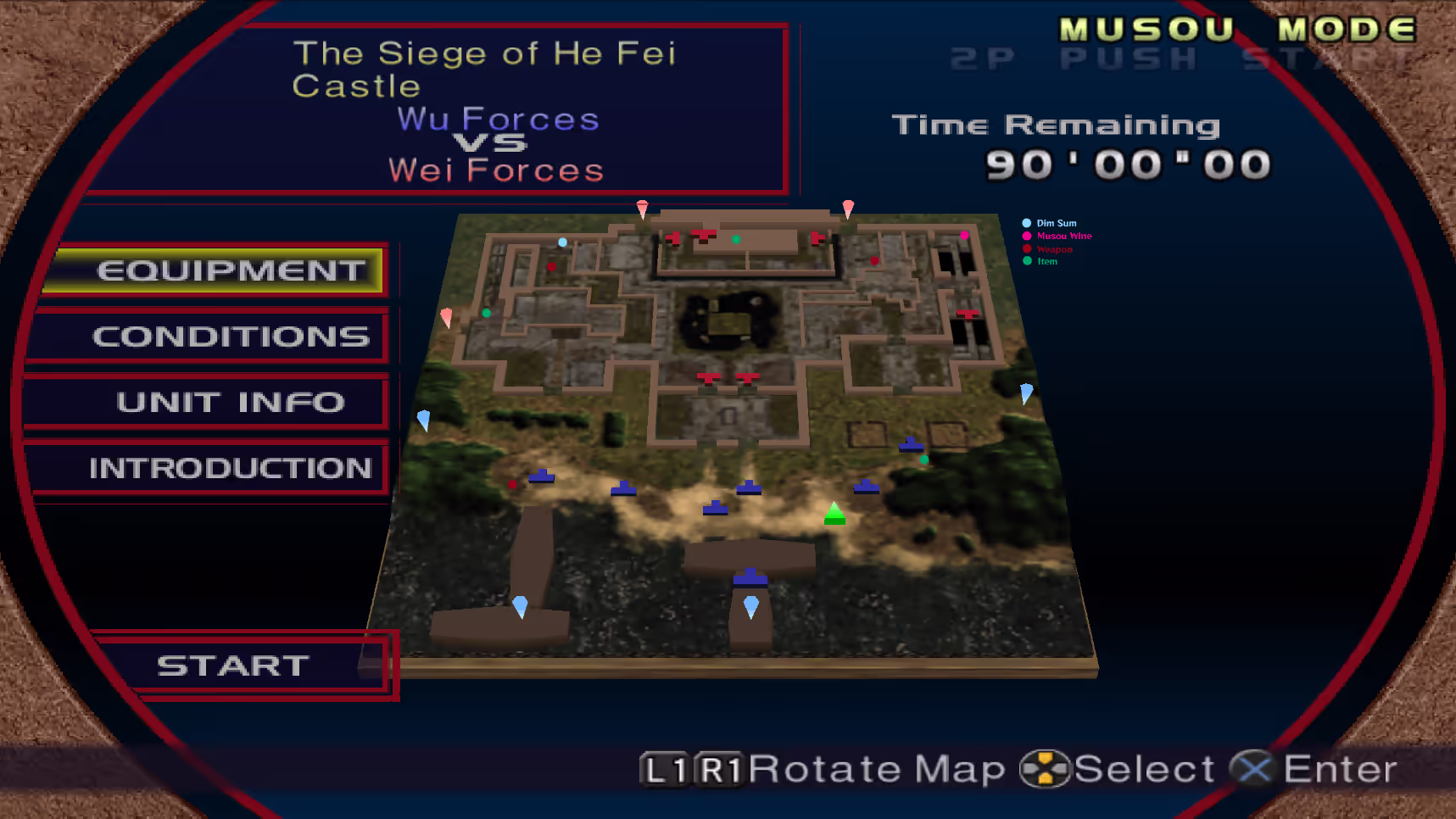 He Fei Castle Map