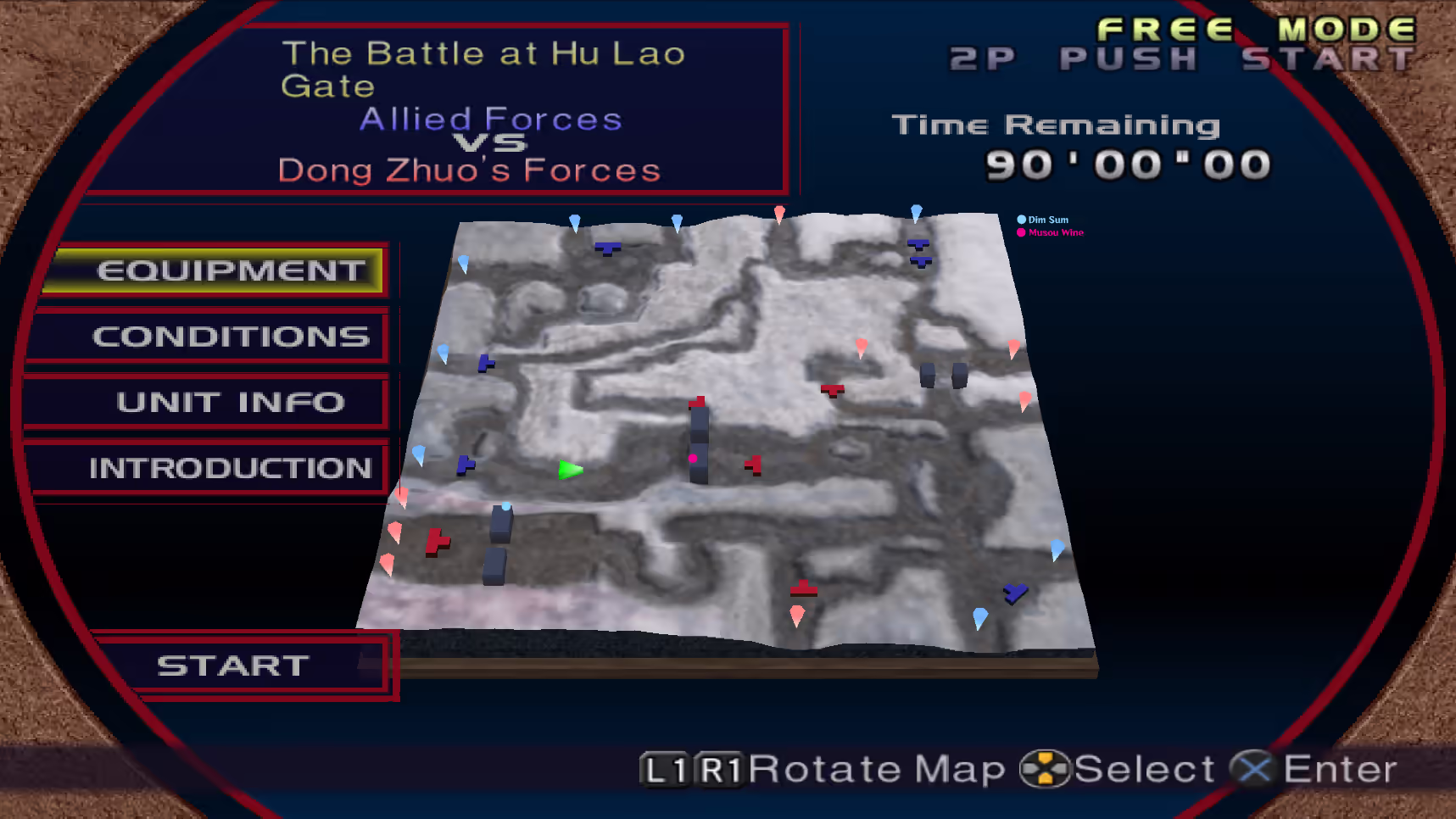 Hu Lao Gate Map