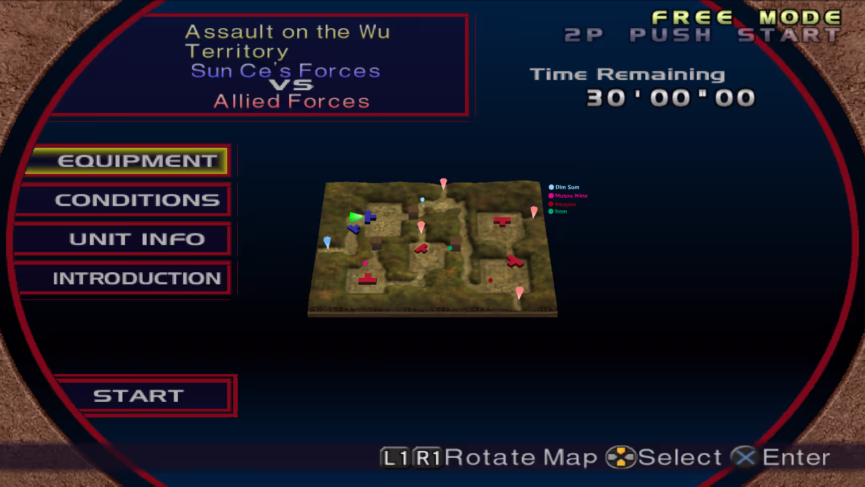 Assault on Wu Territory Map